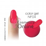 Gel UV 2M Beauty - color NF 04 roz 5 g, fara fixare